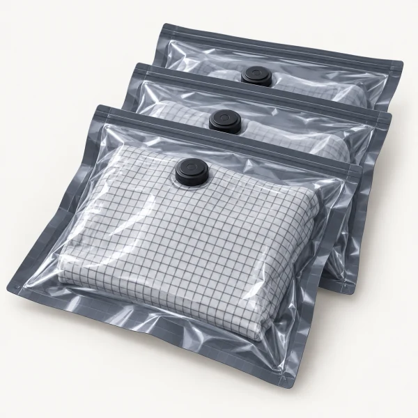Automatic Vacuum Storage Bags, 3-Pack
