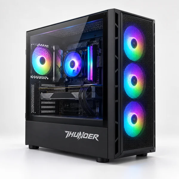THUNDER 〖カスタマイズモデル〗 (RTX 5060Ti) TND-PBM-14I5-5060TI-003JP [メモリ：32GB /SSD：1TB /Windows11 Home /intel Core i5 /2026年6月モデル] 電競桌機