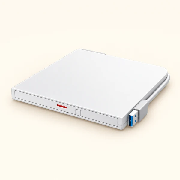 BUFFALO ポータブルブルーレイドライブ (Chrome/Mac/Windows11対応) ホワイト BRXL-PTV6U3-WHB [USB-A] 外接 Blu-ray 光碟機
