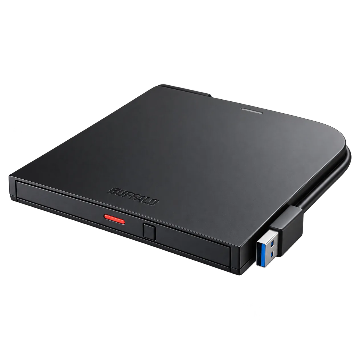 BUFFALO ポータブルブルーレイドライブ (Chrome/Mac/Windows11対応) ブラック BRXL-PTV6U3-BKB [USB-A] 外接 Blu-ray 光碟機