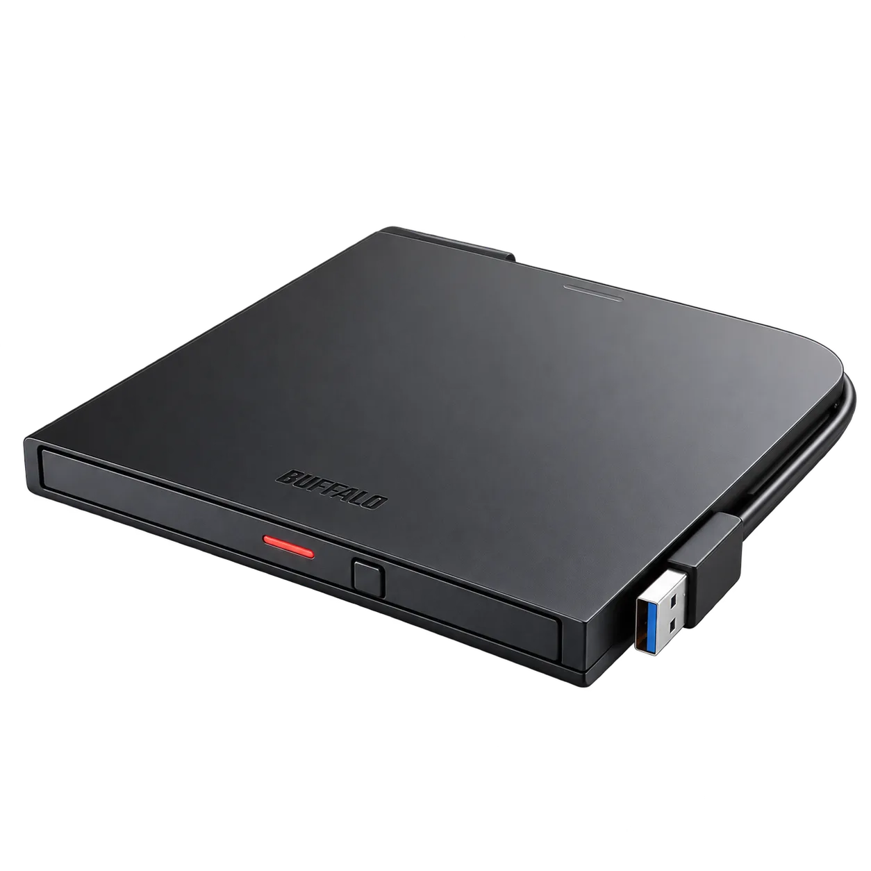 BUFFALO 隨身DVD光碟機 (支援Windows11／mac／Chrome) 黑色 DVSM-PTCV8U3-BKB [USB-A／USB-C]