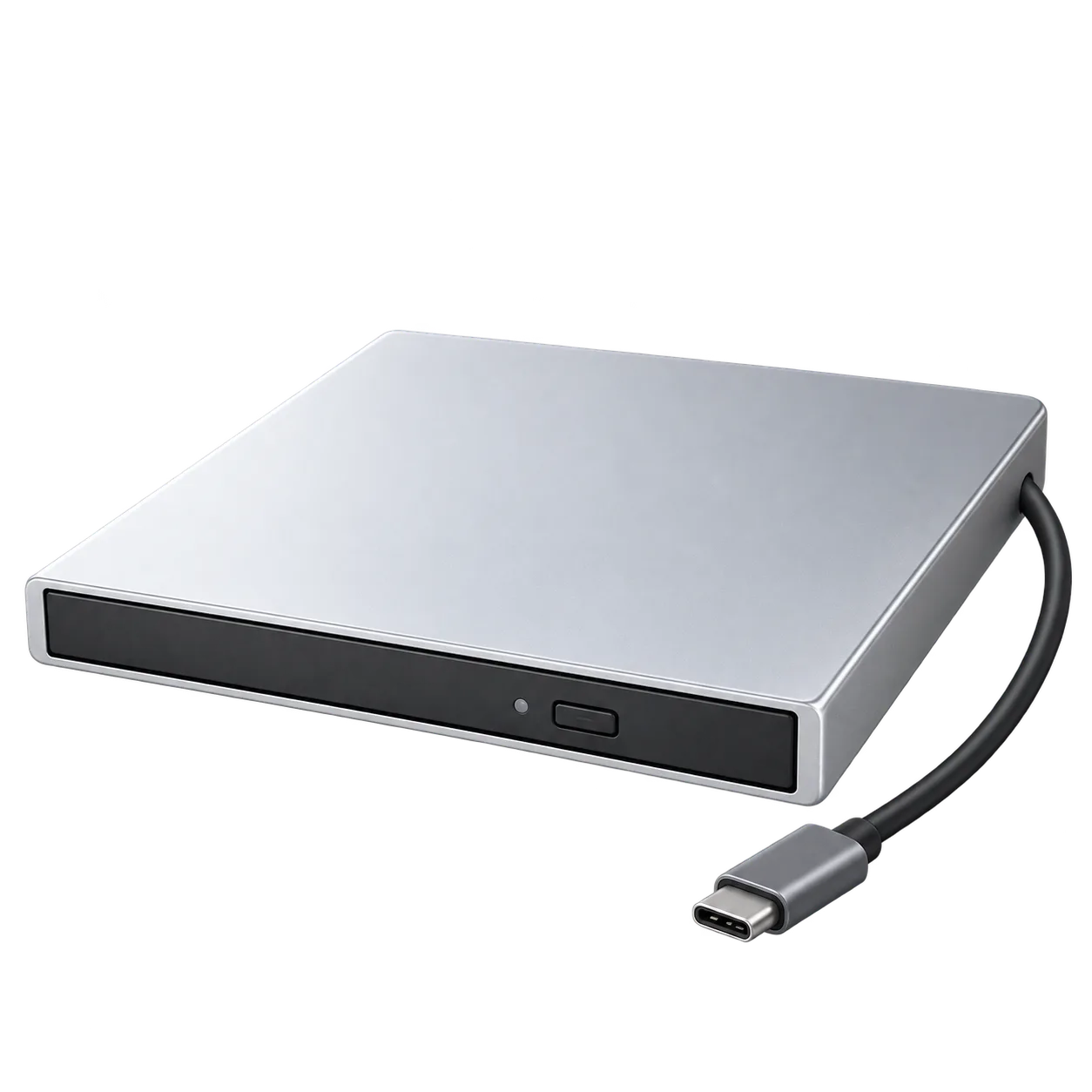 Logitec ポータブルDVDドライブ for Mac(Chrome/Mac/Windows11対応) シルバー LDR-PWA8CU3MSV [USB-C] 外接 DVD 光碟機