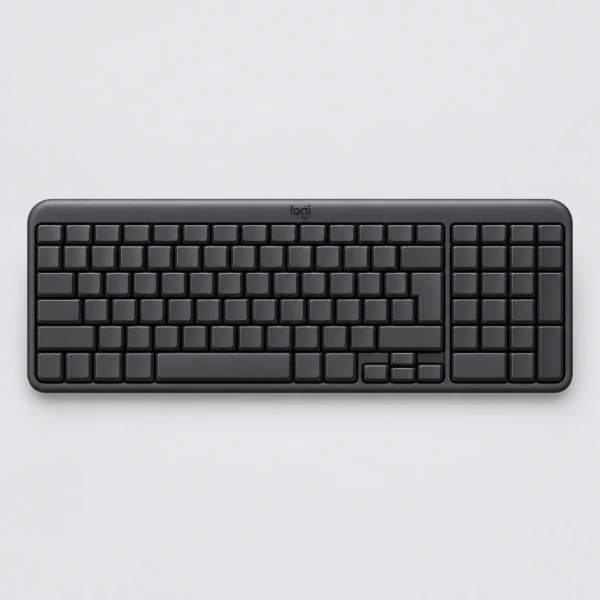 Logicool キーボード K250(Chrome/Android/iPadOS/iOS/Mac/Windows11対応) ブラック K250BK [ワイヤレス /日本語配列] 鍵盤