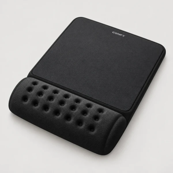 ELECOM [235 x 205 x 2mm] Fabric Surface, Stitched Edge, Black MP-LMWBK