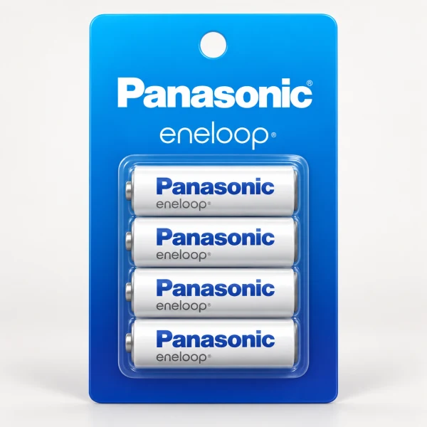 Panasonic Eneloop AA NiMH Rechargeable Battery Standard 4-Pack BK-3MCDK/4H [4 pack]