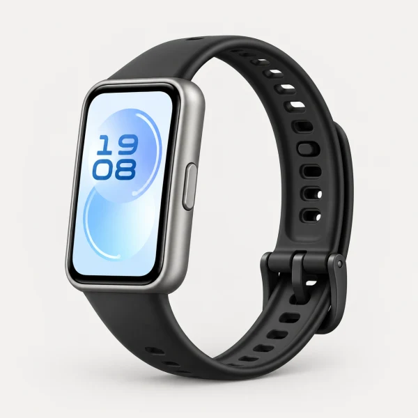 HUAWEI CDYB19BK 智慧手錶穿戴裝置 示意圖（本站 AI 重繪）