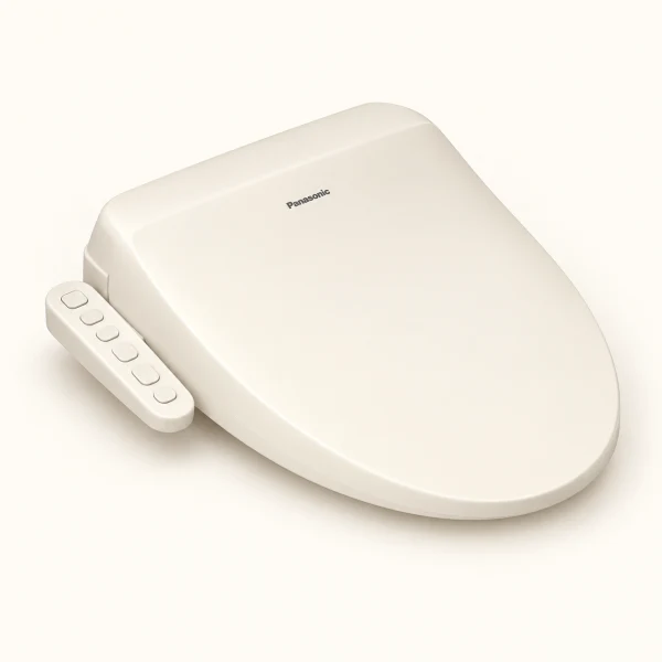 Panasonic DL-EVX10-CP Tank-Type Bidet Toilet Seat Pastel Ivory
