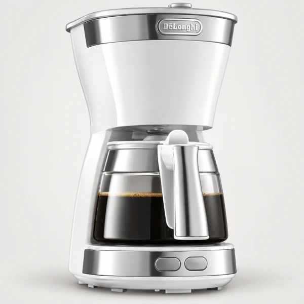 Delonghi ドリップコーヒーメーカー アクティブ シリーズ トゥルーホワイト ICM12011J-W