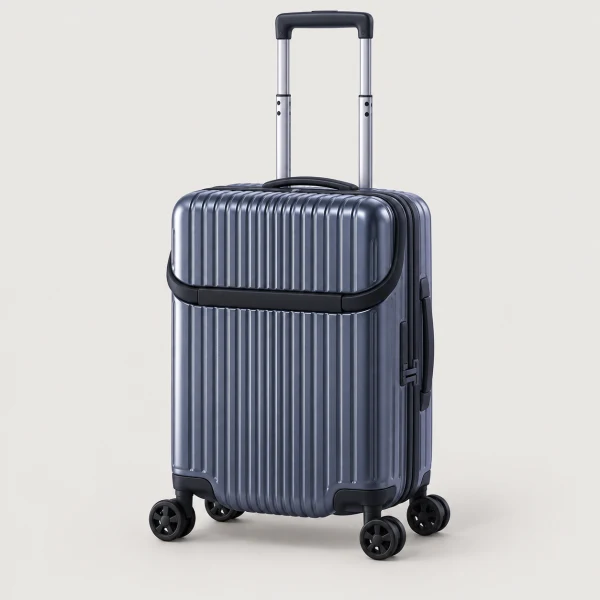 A.L.I スーツケース FiL Pake トップオープン 前輪ストッパー 機内持込可 39L 旅行目安：3～4泊 ガンメタブラッシュ ALI-6060TP-18