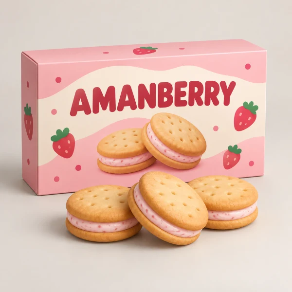 AMANBERRY草莓奶油餅乾
