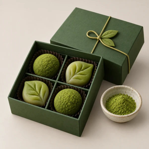 抹茶類甜點與和菓子禮盒
