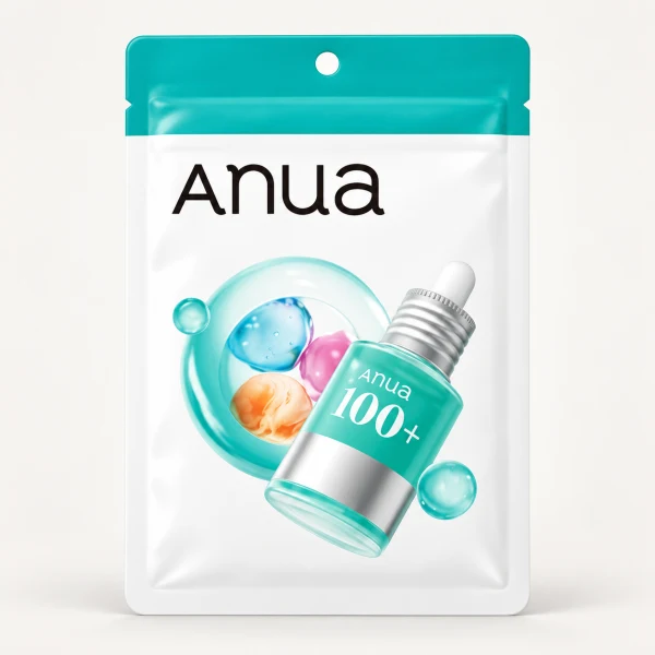 Anua PDRN玻尿酸精華面膜 示意圖（本站 AI 重繪）