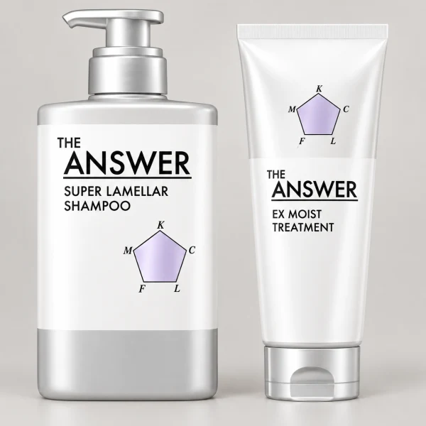 THE ANSWER スーパーラメラシャンプー&EXモイストトリートメント ＦＯＲ ＤＡＩＬＹ ＤＡＭＡＧＥ