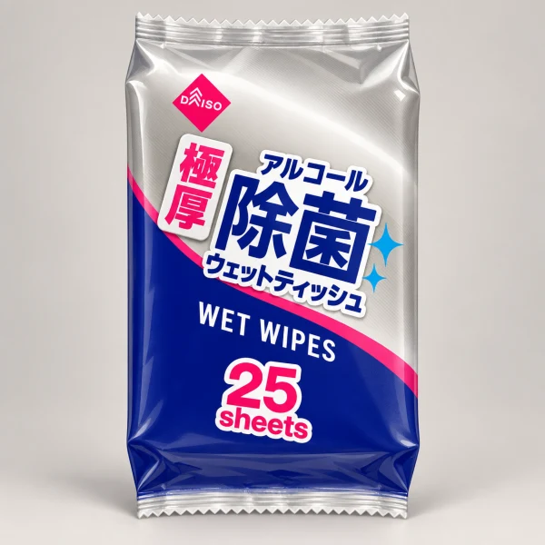 20% Alcohol Extra-Thick Wet Wipes 25 sheets