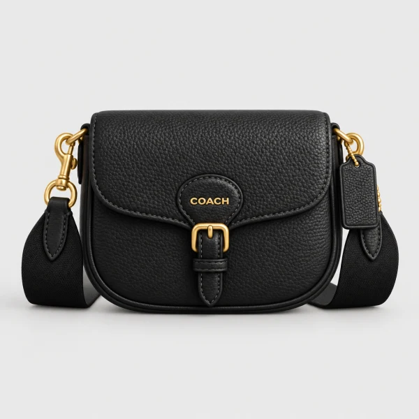 Coach Amelia Small Saddle Bag CP001IMBLK Black