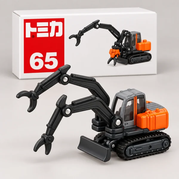 TAKARATOMY多美卡 玩具車 065 日立建機 雙臂作業機ASTACO【多美卡單品系列】