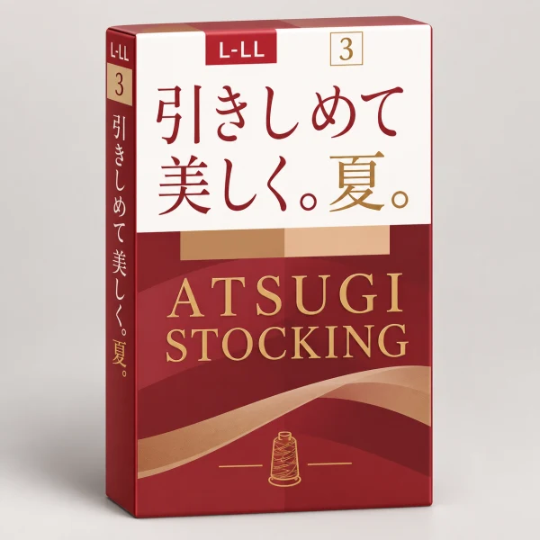 Atsugi Stocking Summer Firming Series Pantyhose 3 Pairs Set (Dark Beige) (357) L-LL Women's