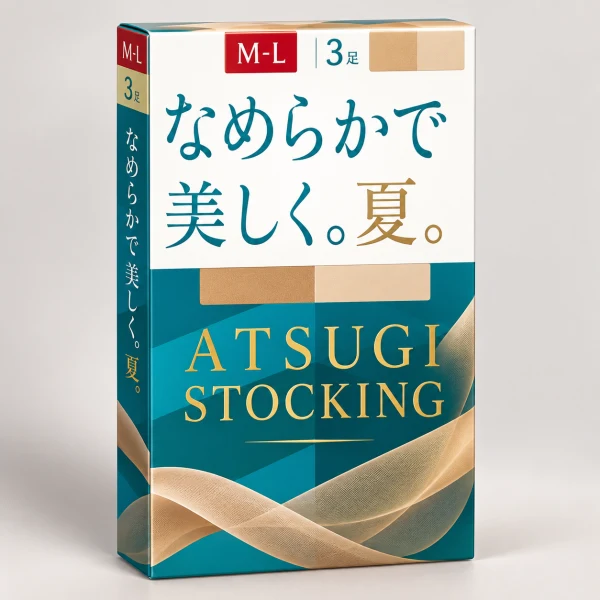 ASTIGU Pantyhose Silky Legs Summer Light Beige M-L (3 pairs)