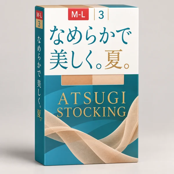 ASTIGU Pantyhose Silky Legs Summer Nude Beige M-L (3 pairs)