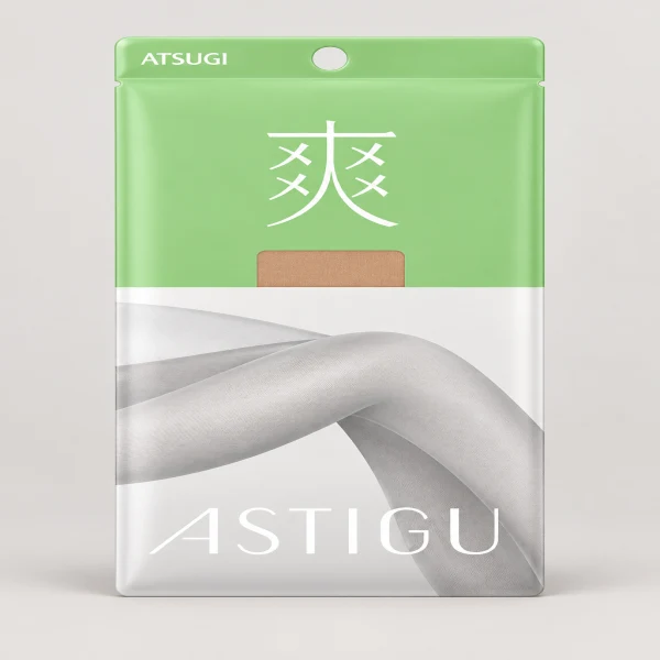 Atsugi Non-Cling Pantyhose [Cool] Light Beige 10-15D M-L