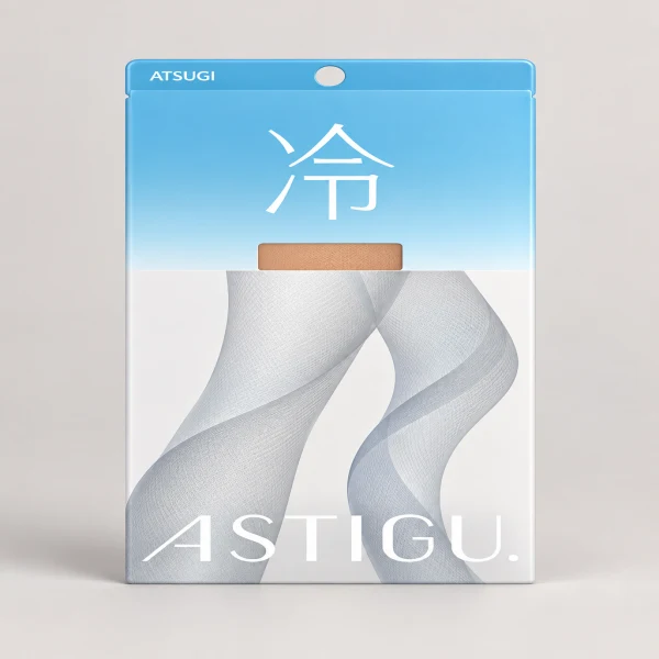 Atsugi Cool Sheer Pantyhose [Cool] Light Beige 10-15D M-L