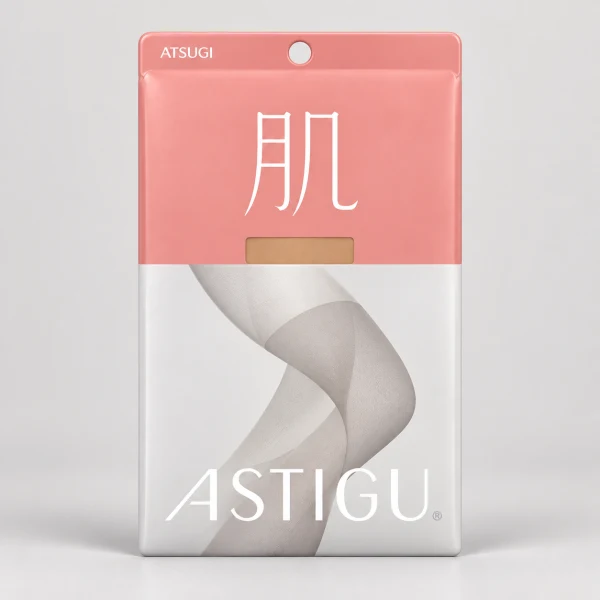 Atsugi Natural Bare-Skin Knee-High Pantyhose [Skin] Light Beige 10-15D 22-25cm