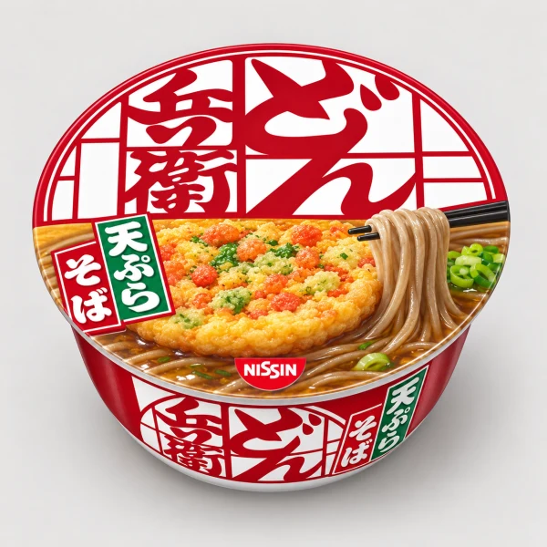 Nissin Donbei Tempura Soba Cup Noodles