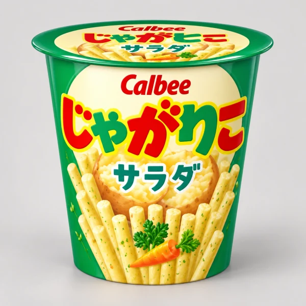 Calbee Jagabee Potato Sticks Cup Salad Flavor 57g