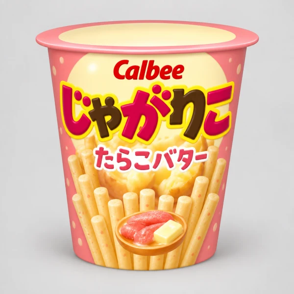 Calbee Potato Sticks Cod Roe Butter Flavor 52g