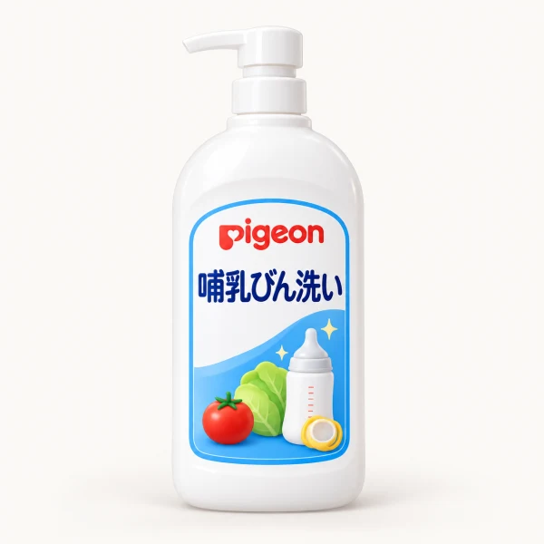 Pigeon Baby Bottle & Fruit/Vegetable Cleanser Main Bottle