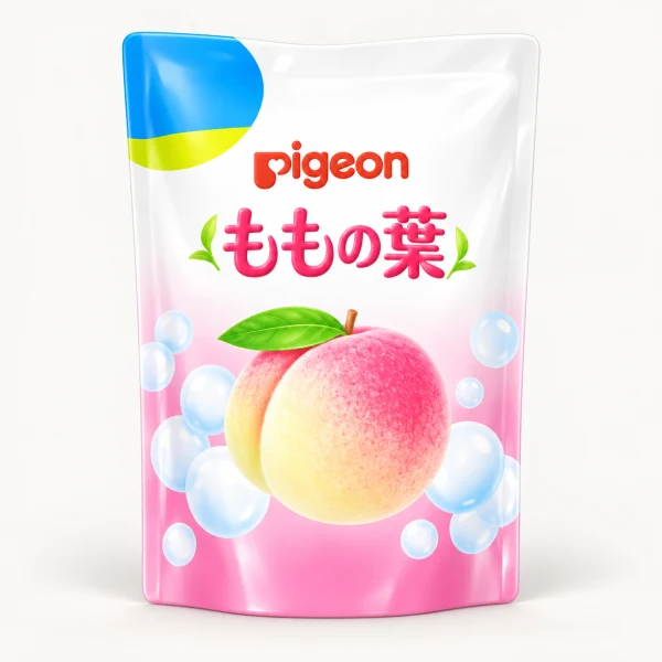 Pigeon Peach Leaf Medicated Foaming Body Wash Refill