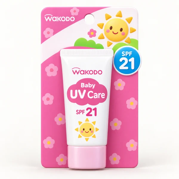 Wakodo Miruhuwa Baby Moisturizing Sunscreen for Outings SPF21 (30g)