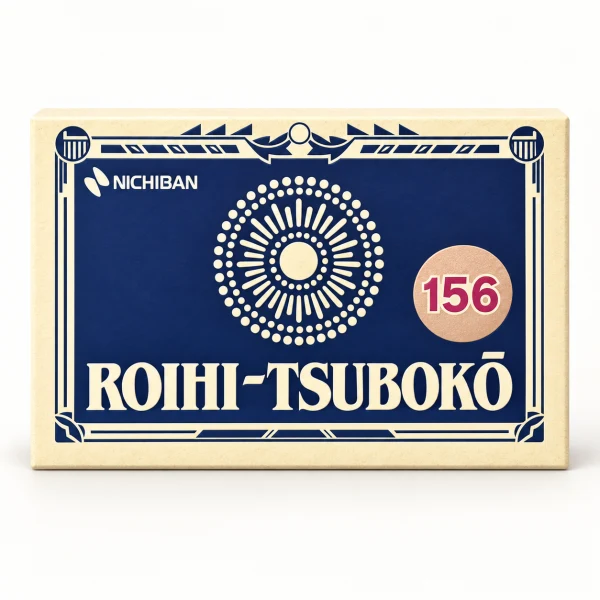 Nichiban Roihi-Tsuboko Acupoint Warming Pain Relief Patch, 156 patches