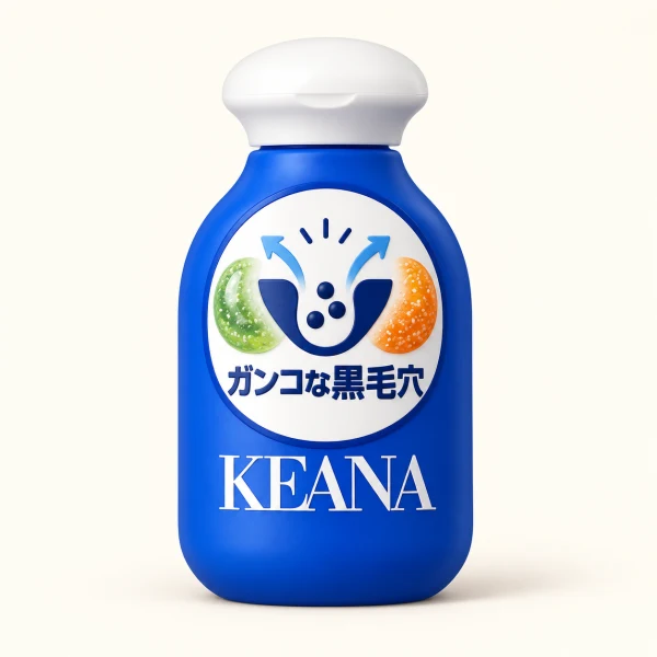石澤研究所 毛穴撫子 男士小蘇打泡沫洗面乳 100g 示意圖（本站 AI 重繪）