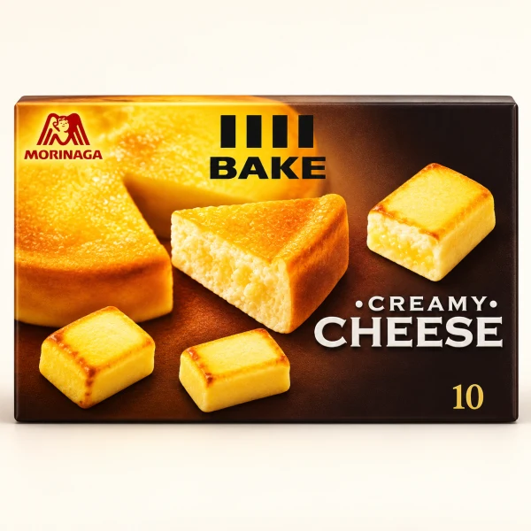 Don Quijote Exclusive Morinaga BAKE Cream Cheese Bites 10 pack/box