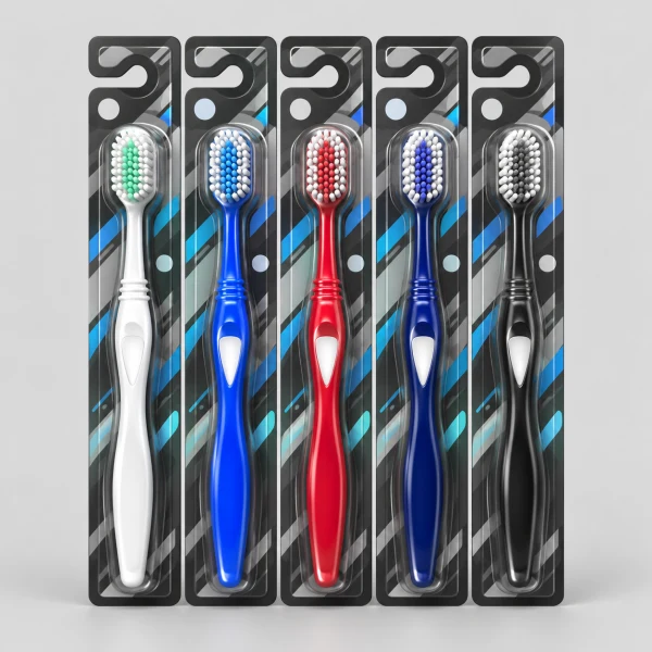 Wide-Head Whitening Toothbrush Soft Bristles 1 pc