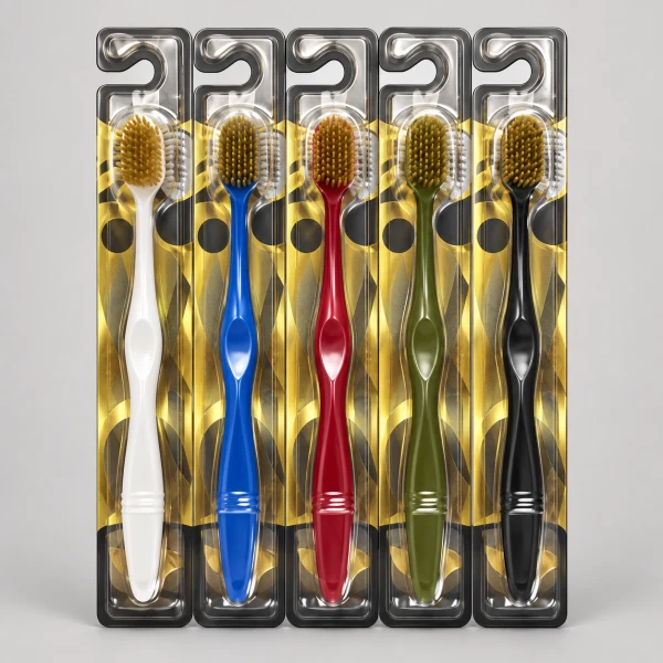 Wide-Head Tongue Cleaning Toothbrush Soft Bristles 1 pc