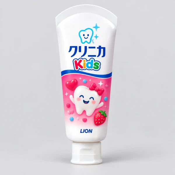 Lion Clinica Kid's Cavity-Prevention Mickey Toothpaste (Strawberry) 60g