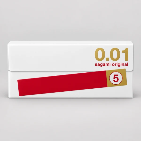Sagami Original 001 Ultra-Thin 0.01mm Condoms 5 pack