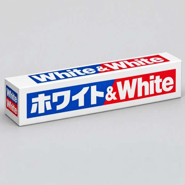 Lion White & White Stain Removal Fluoride Whitening Toothpaste (Mint) 150g