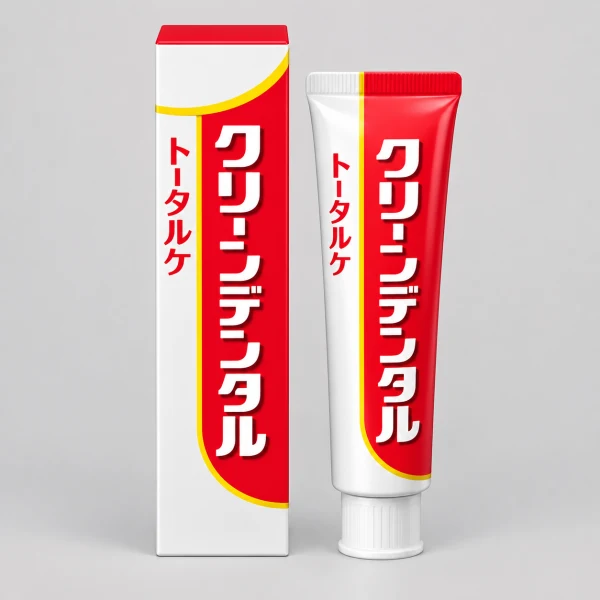 第一三共 Clean Dental Total Care 全方位護理牙膏 清爽鹽味 100g 示意圖(本站 AI 重繪)