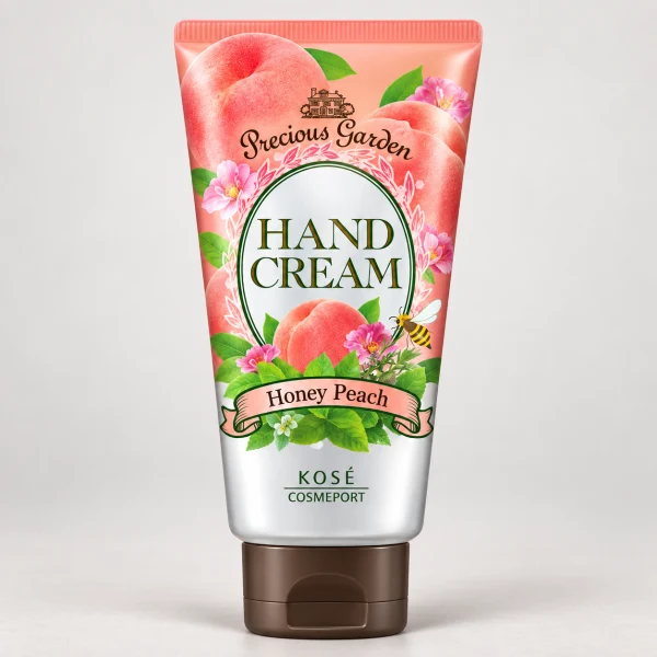Kose Precious Garden Hand Cream Sweet Peach 70g