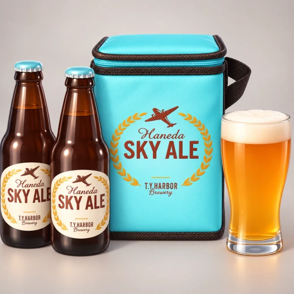 T.Y. Harbor Brewery Haneda Sky Ale 2-Bottle Set (with Cooler Bag)