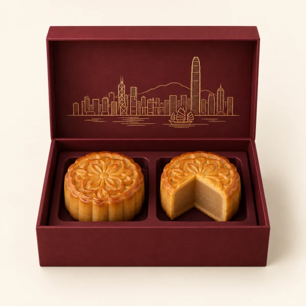 Hong Kong Style Mini Mooncake Set, 2 Pack