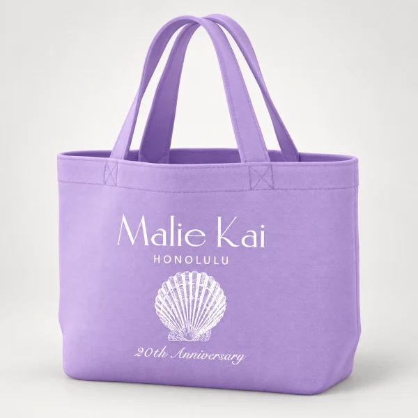 Malie Kai トートバッグ(Sサイズ) ラベンダー Kauai 20th anniversary model