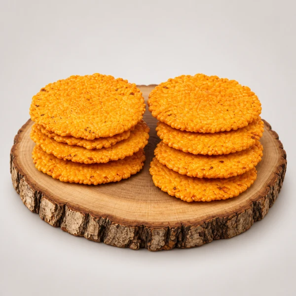 Hogaja Scallop Flavor Potato Senbei, 8 bags