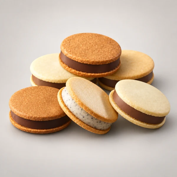 Sanpon Coffee x La Maison Platinum Coffee Chocolate Sandwich Cookies 6 pack