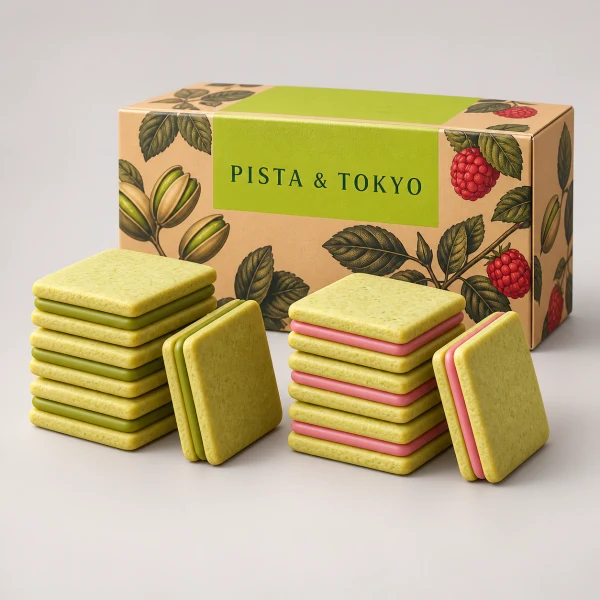 Pistachio Sandwich Cookies, Assorted, 10 Pack