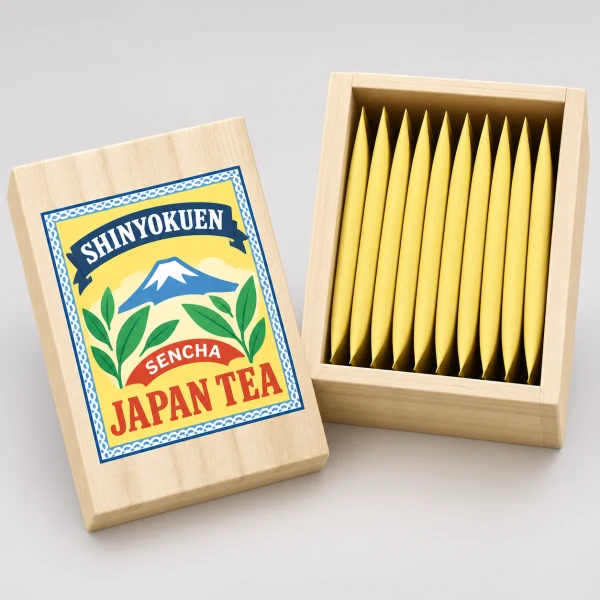 Mini Tea Chest, Flying Sencha Tea Bags