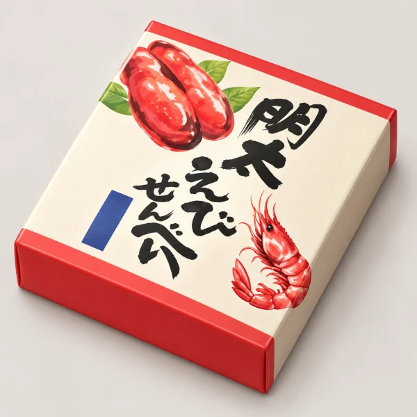Mentaiko Shrimp Rice Crackers